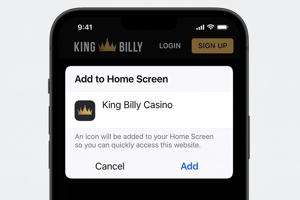 king billy casino mobile